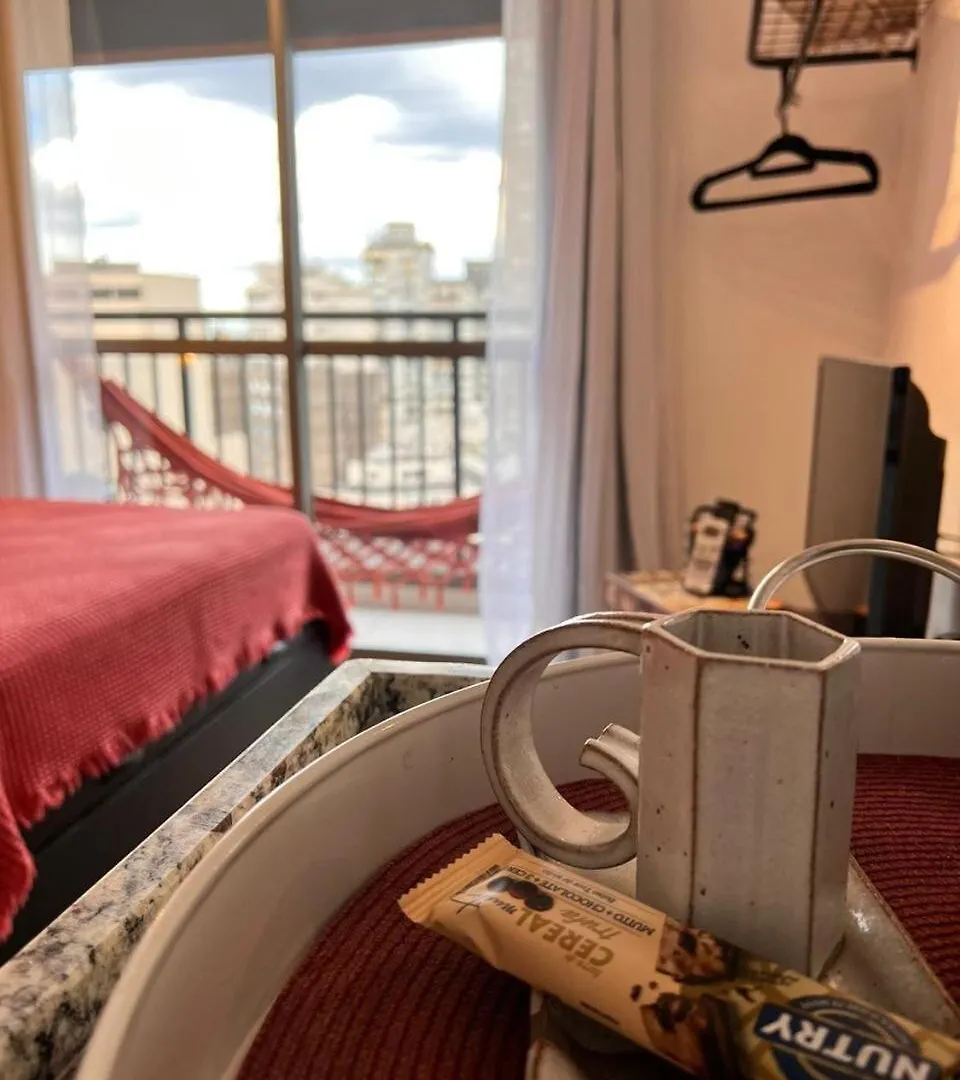 Studio Confortavel Com Uma Vista Incrivel ! 상파울루 아파트